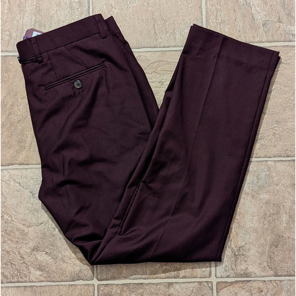 New Harry Brown Black Label sz 30/30 Slim Semi Plain Textured Suit Trouser S4